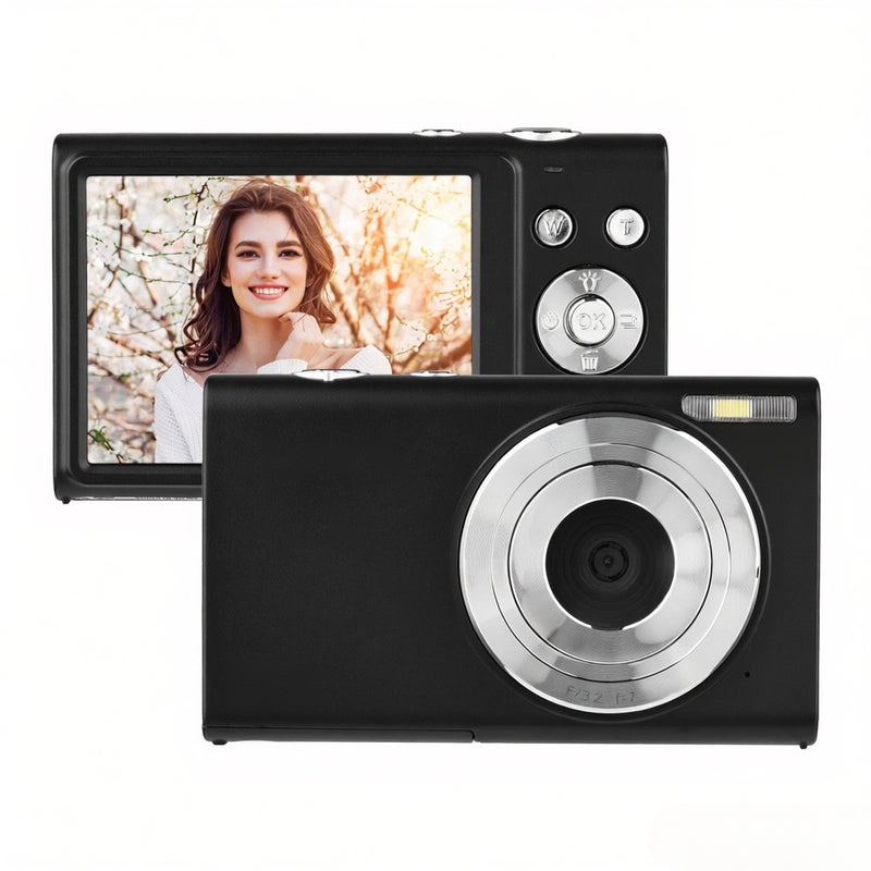 Kids Digital Camera: 2.7K Video 48MP Photo, 16X Digital Zoom 2.88 Inch IPS Screen - Multi-function Design with LED Fill Light Rechargeable Batteries, Toddler Camera for Kids Girls Boys Holiday Gifting - Image 1