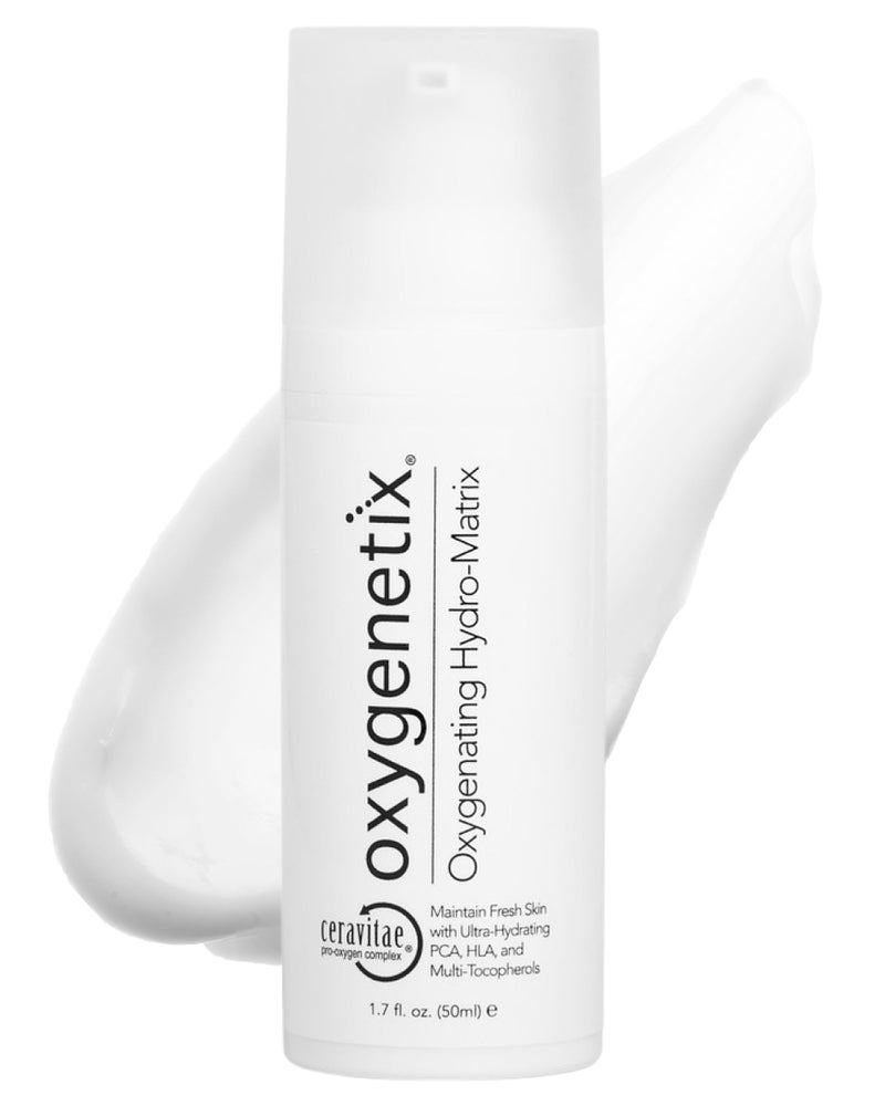 Oxygenetix Oxygenating HydroMatrix 17oz Lightweight AloeBased Face Moisturizer with Hyaluronic Acid for Sensitive Dry or Compromised Skin