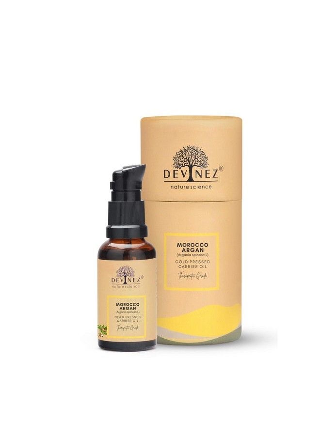 Devinez Moroccan Argan (Argania Spinosa) Coldpressed Oil 15Ml 100% Pure Natural Undiluted For Hair Nourishment Face Skin Body Care Nails & 100% Natural Moisturizer  - Image 1