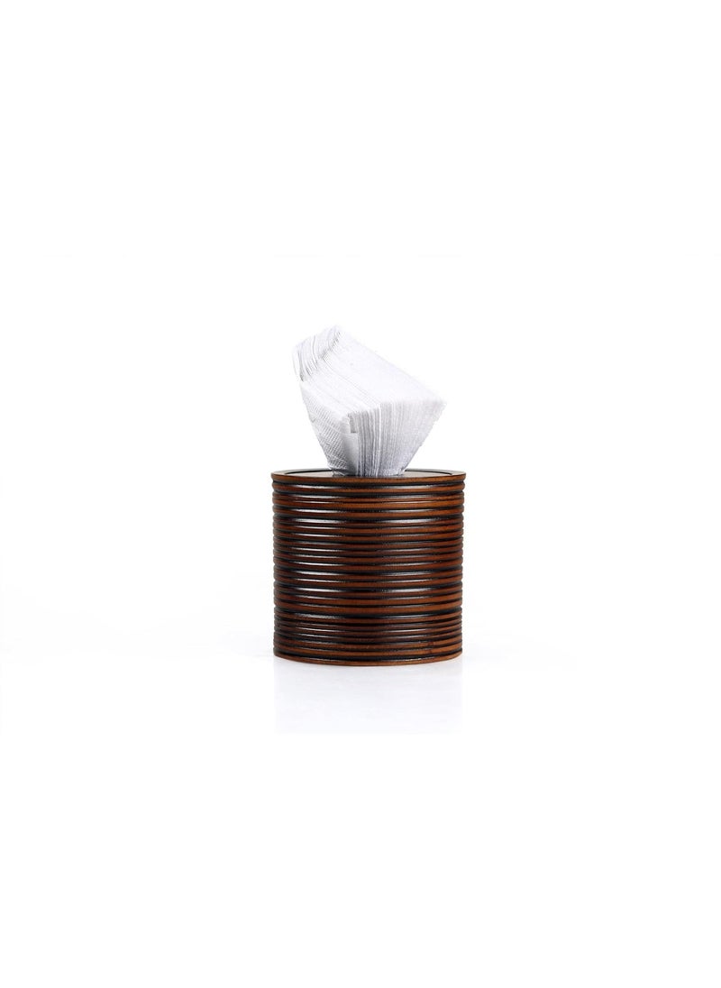 UNIMAPLE WITH U UNIMAPLE Wooden Tissue Box Holder Natural Wood Dispenser Napkin Holder for Stylish Living Spaces Decorative and Practical Tissue Storage for Any Space Home Office Car Restaurant Etc  - Image 2