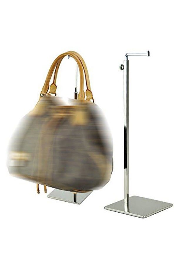 RY DISPLAY 1 Pack Single Hook Adjustable Purse Display Stand Metal Adjustable Handbag Bag Display Rack Holder - Image 2