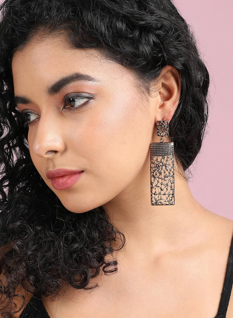SOHI Geometric Constellation Artificial Drop Earring Jewellery