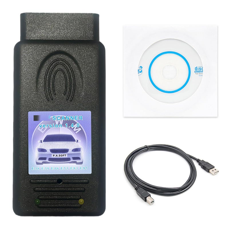 AMHTDOL for BMW Scanner 140 Programmer V14 Eeprom Programmer Code Reader Work for BMW E46E38E39E53E83E85 Vehicle Fit ECU Programming Tool OBD2 Scanner Diagnostic ToolOnly Support Windows XP