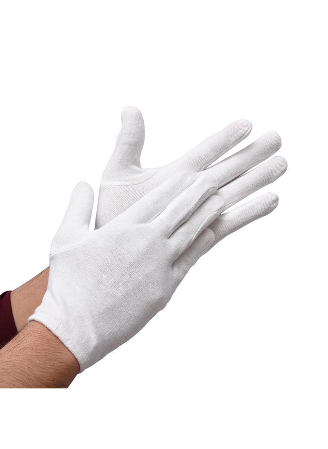 Kuber Industries Kuber Industries Hand Gloves | 6 Pair | Cotton Half Gloves | Sun Dust Protection Gloves for Men & Woman | Cloth Gloves For Driving, Biking, Cycling | Pollution Hand Gloves | White  - Image 2