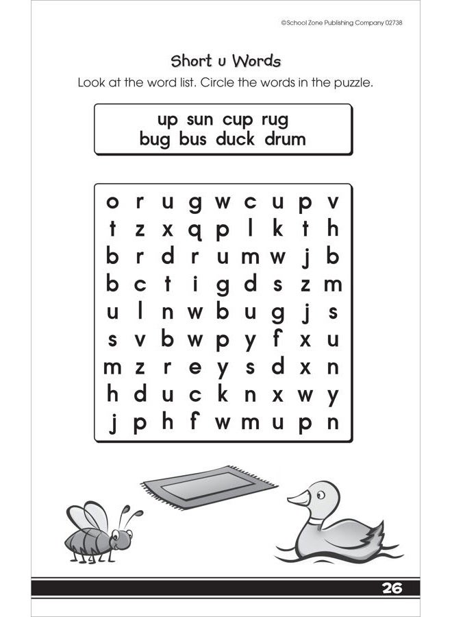 School Zone Pub Co My First Word Searches (Little Busy Book) Ages 5-7, (Pack of 3) - Image 4