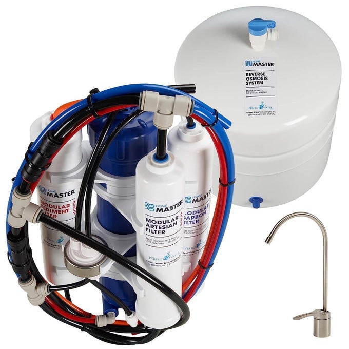 TMAFC ARTESIAN FULL CONTACT REVERSE OSMOSIS SYSTEM 7STAGES PATENTED 2PASS ALKALINE REMINERALIZATION FAST 45S FILL RATE 85 CATALYTIC CARBON 5YEAR LIMITED PARTS