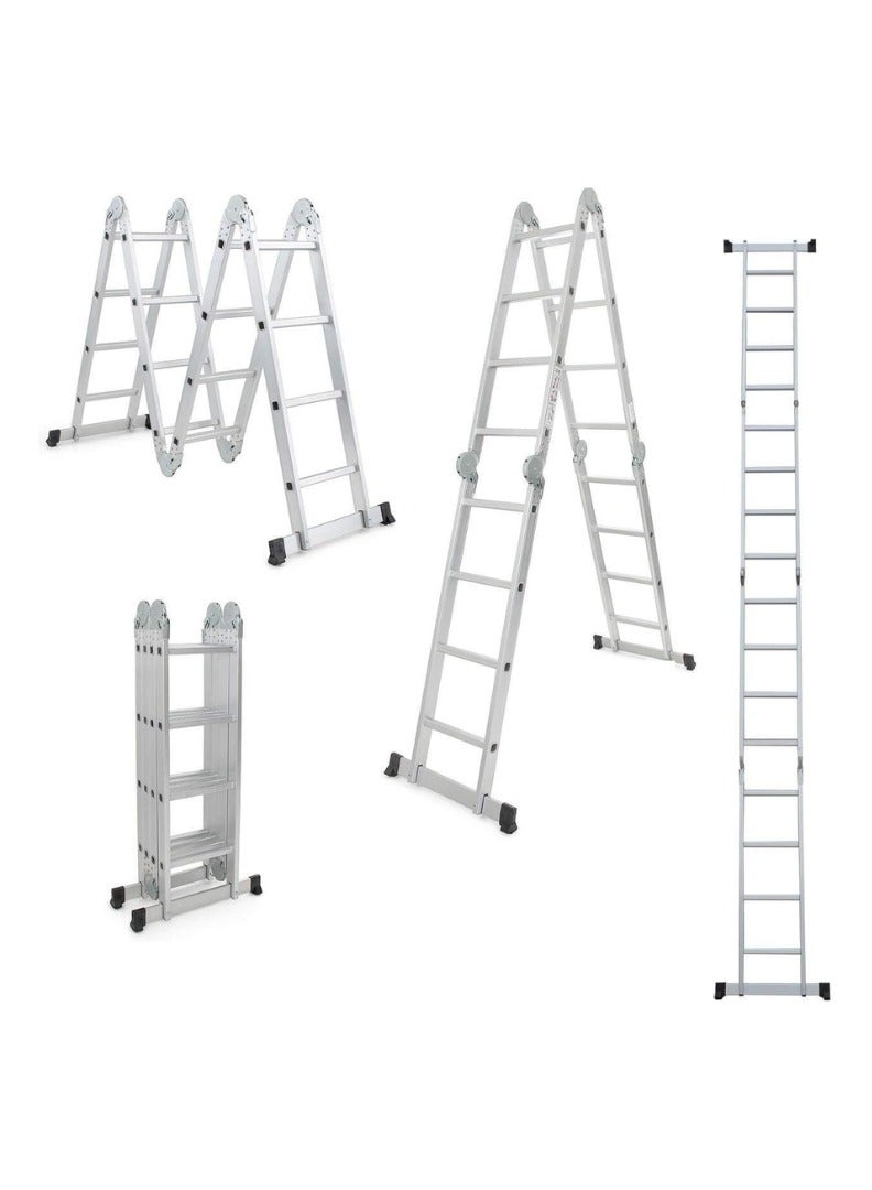 KNP KNP 4X4 A-Frame Type Multi-function Ladder 16 Steps is a versatile and durable ladder designed for multiple applications.  - Image 1