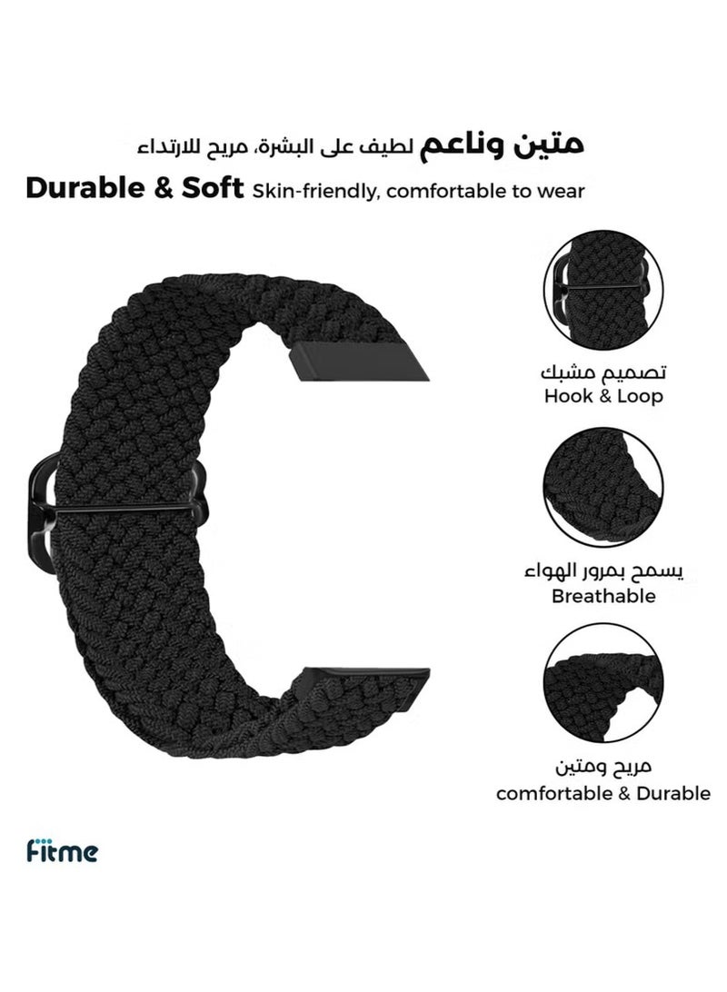 Braided Nylon Fabric Strap For Xiaomi Band 8/Xiaomi Band 9 - Image 2