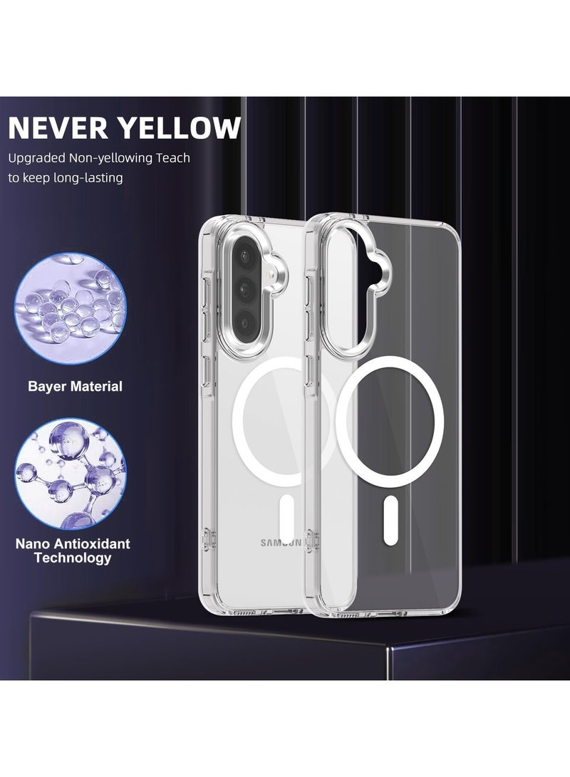 Magnetic Case for Samsung Galaxy A17 [Shockproof & Slim] Clear Hard Back Cover with high-Grade Protection - Image 2
