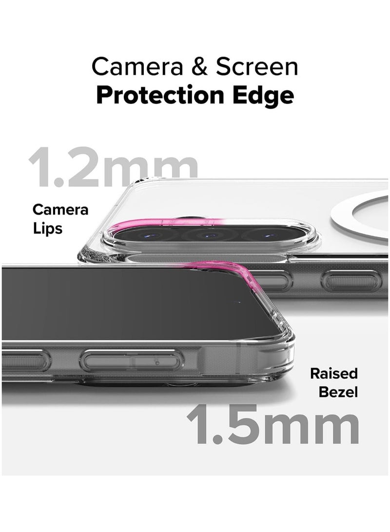 Magnetic Case for Samsung Galaxy A17 [Shockproof & Slim] Clear Hard Back Cover with high-Grade Protection - Image 3