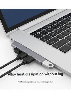 A.M USB 3.0 Hub for Laptop, VIENON 4-Port Wireless USB Hub USB Splitter USB Expander for for MacBook, Mac Pro, iMac, Surface Pro,XPS, PS5, PC, Flash Drive, Mobile HDD(Left Side)  - Image 2