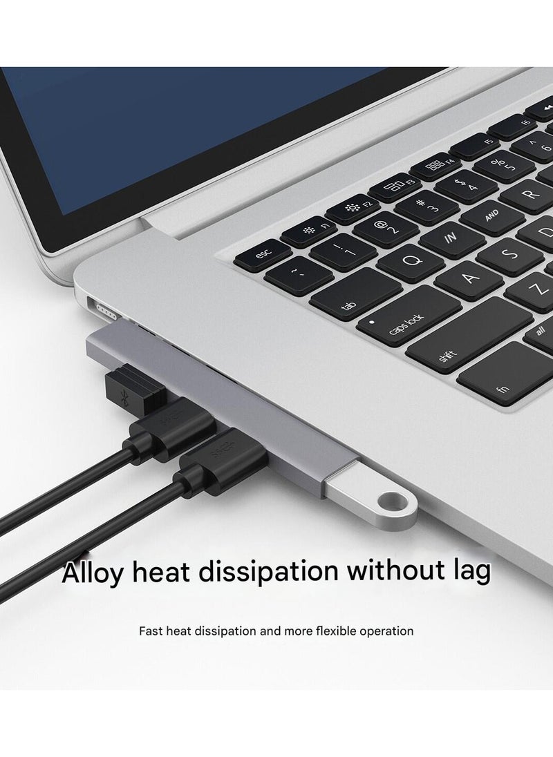 A.M - USB 3.0 Hub for Laptop, VIENON 4-Port Wireless USB Hub USB Splitter USB Expander for for MacBook, Mac Pro, iMac, Surface Pro,XPS, PS5, PC, Flash Drive, Mobile HDD(Left Side) - Image 1