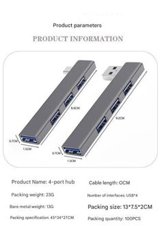 A.M USB 3.0 Hub for Laptop, VIENON 4-Port Wireless USB Hub USB Splitter USB Expander for for MacBook, Mac Pro, iMac, Surface Pro,XPS, PS5, PC, Flash Drive, Mobile HDD(Left Side)  - Image 4