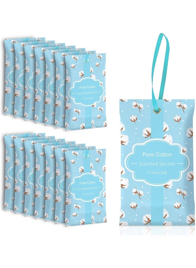 SCENTORINI Sachets for Drawers and Closets, Cotton Scented Sachets for Home Drawers and Closets, 14 Pack Sachets Bags Home Fragrance Sachet - Image 1