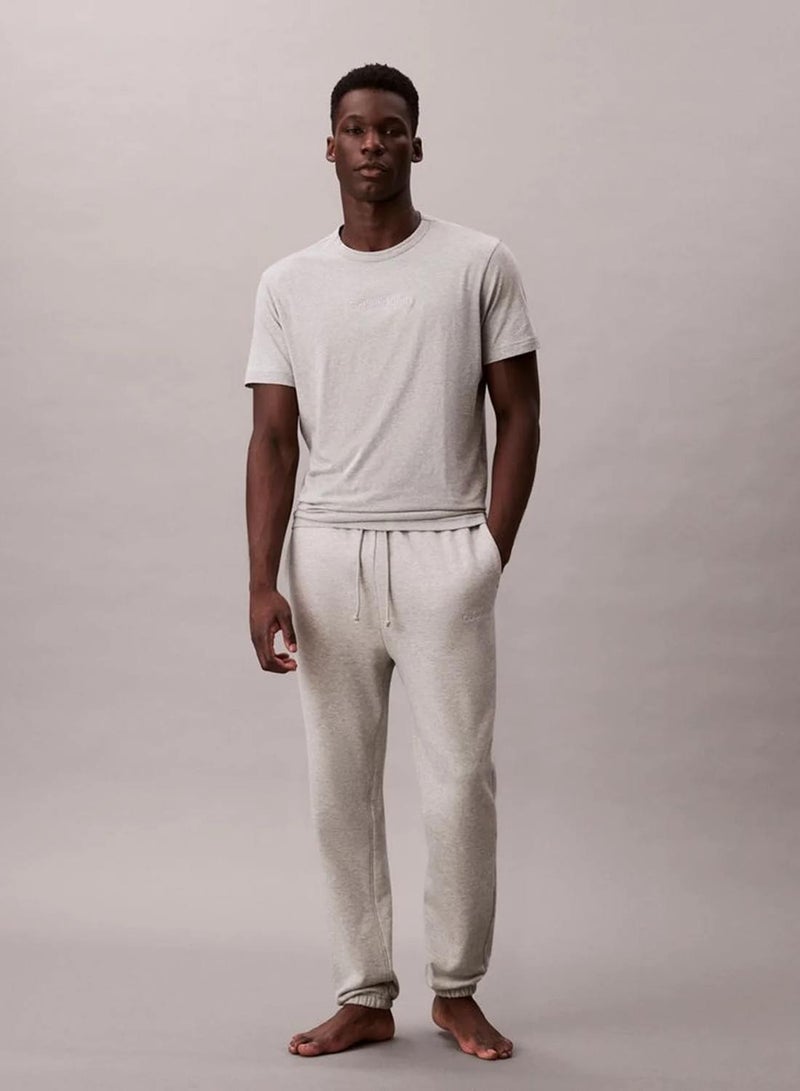 CALVIN KLEIN Cotton Terry Blend Lounge Joggers - Image 1