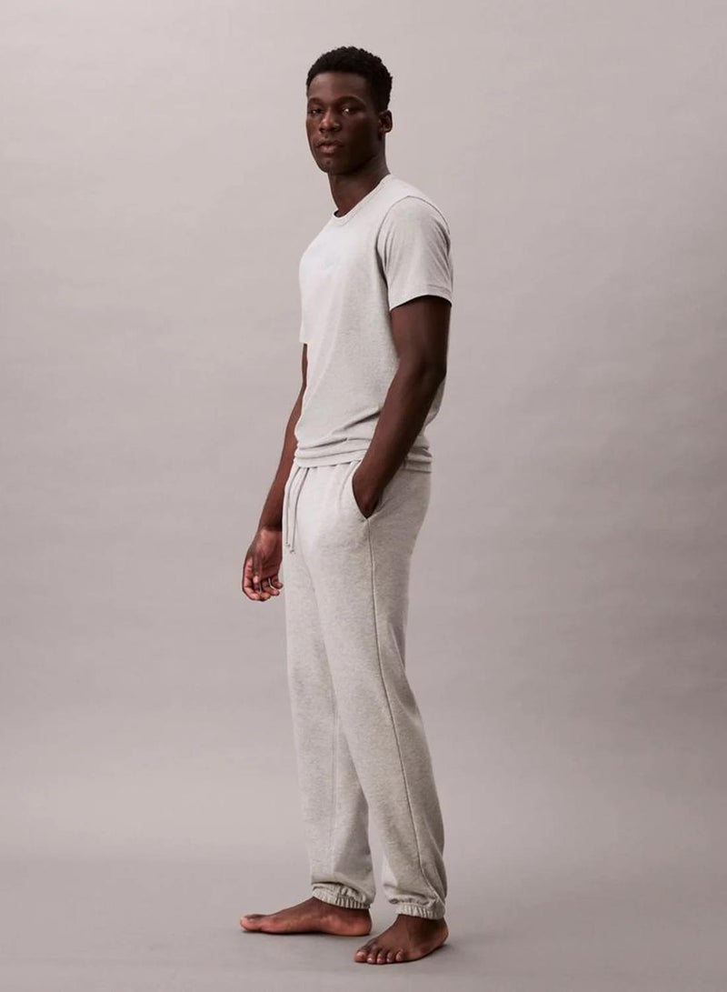 CALVIN KLEIN Cotton Terry Blend Lounge Joggers - Image 4