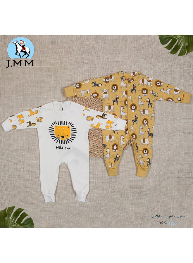 بودي سوت خريفي لأطفال أولاد – طقم ٢ قطعة