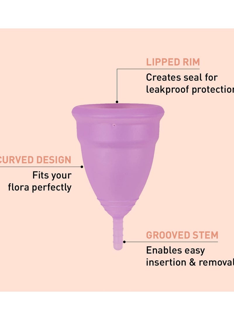 Sirona Reusable Menstrual Cup - Large Size With Pouch, 15ml Mini Intimate Wash & Cup Wash, Ultra Soft, Odour & Rash Free, No Leakage, Protection For Upto 10-12 Hours, FDA Approved - pzsku/Z3680837D26D2DE90500AZ/45/_/1718174817/cf9e98b4-bc5c-473b-8201-ae6bf4303595