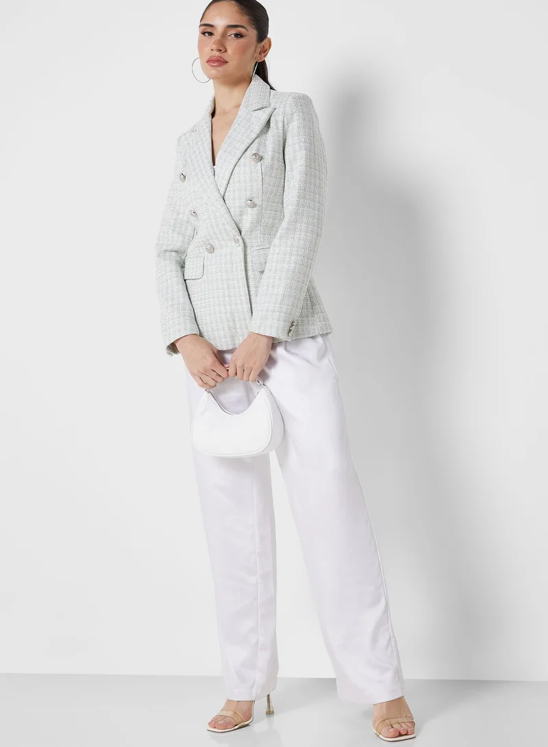 ELLA Double Breasted Buttoned Blazer
