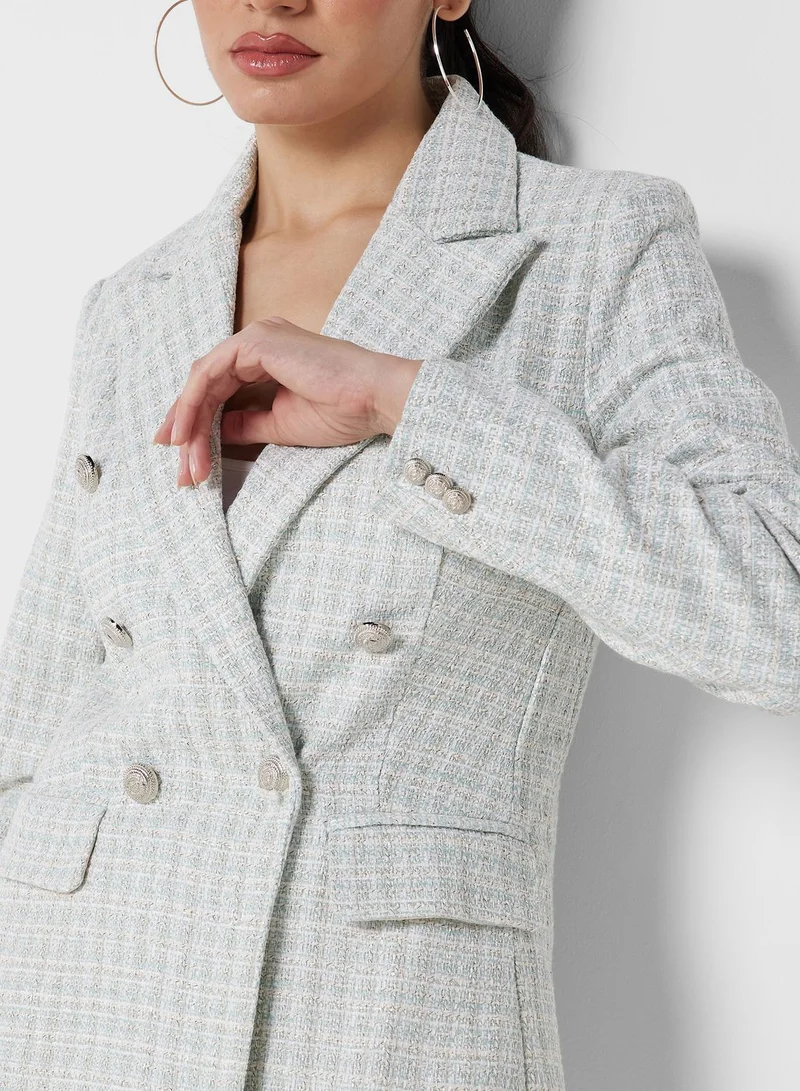 ELLA Double Breasted Buttoned Blazer