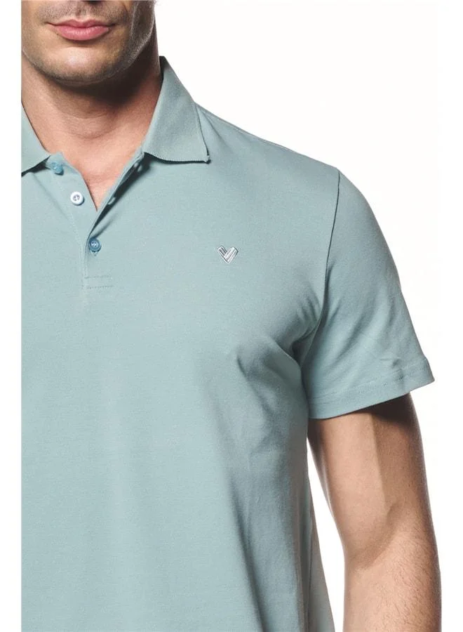 Liwali Short Sleeve Polo Collar T-Shirt.