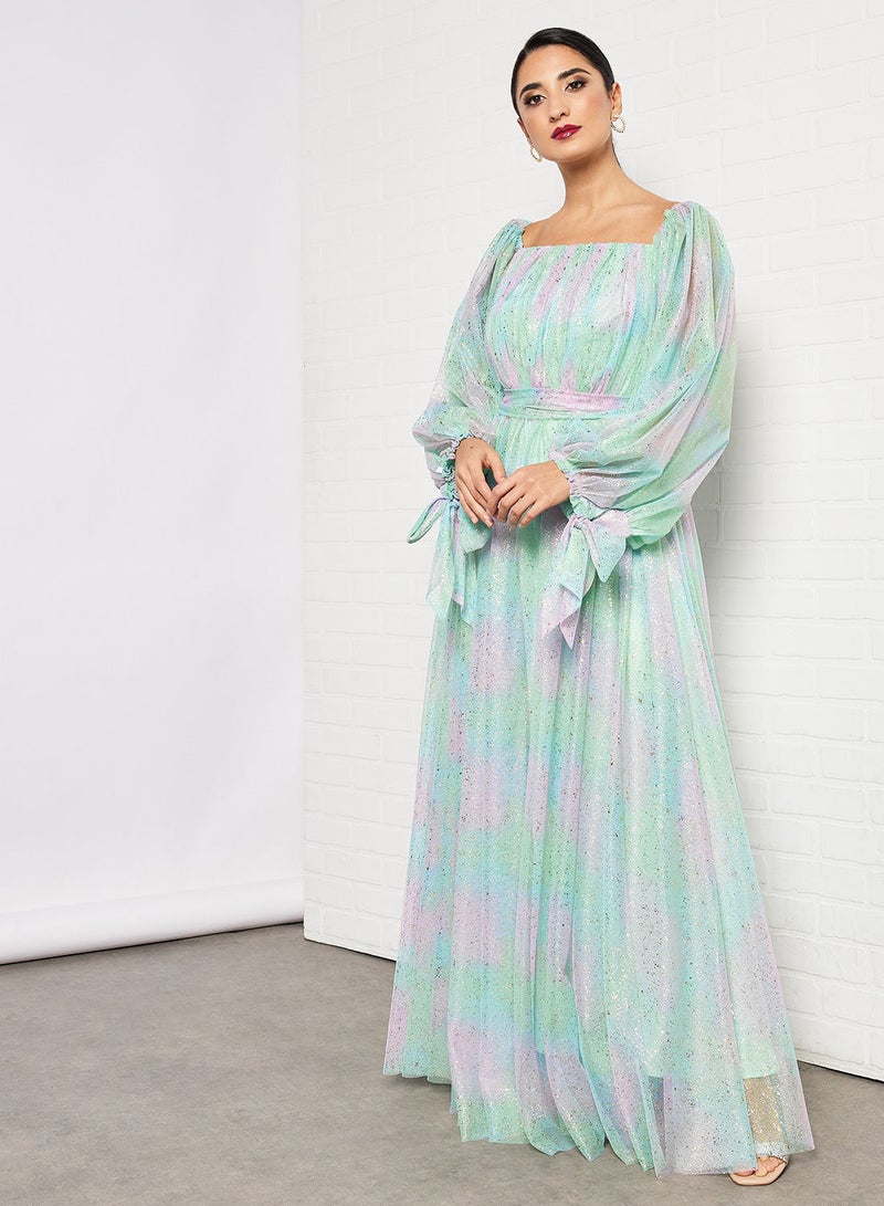 House of Moda Balloon Sleeve Maxi Dress  - Image 2