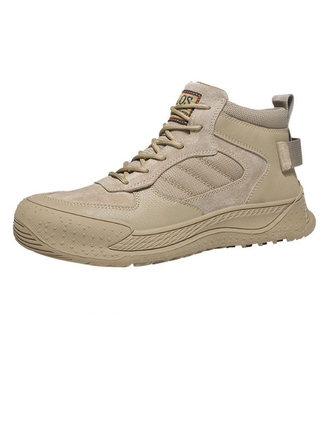 NIBEMINENT Comfortable Durable Safty Work Shoes Men Anti-smashing Puncture Anti Slip Rubber Sole Lightweight Protective Shoes - Image 1