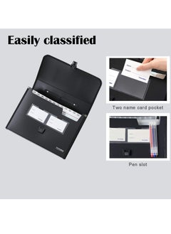 Royee 26 Pockets A4 Accordion Folder Expandable Portable Document Organizer  - Image 3