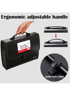 Royee 26 Pockets A4 Accordion Folder Expandable Portable Document Organizer  - Image 5