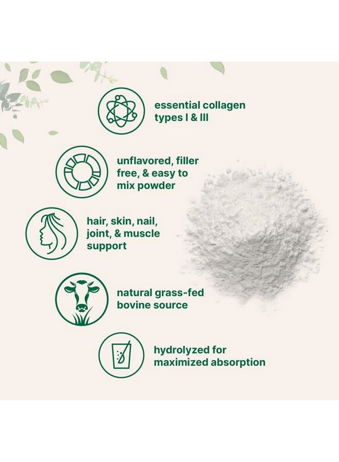 Micro Ingredients مسحوق ببتيدات الكولاجين البقري، 1 رطل | النوع الأول والثالث + بروتين طبيعي | مصدر بقري من المراعي | بدون نكهة | يدعم صحة الجلد والمفاصل والعظام | باليو، غير معدّل وراثيًا - Image 4