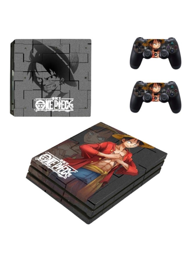 One Piece Console Sticker For PlayStation 4 Pro 