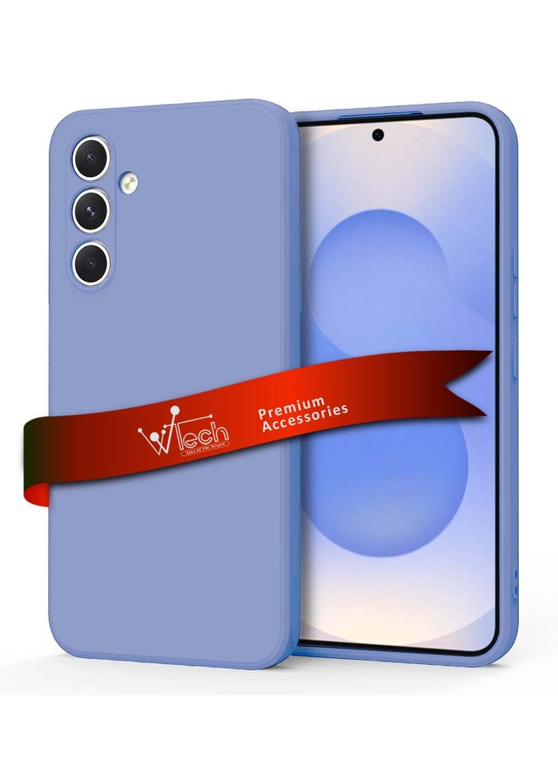 Wtech Samsung Galaxy S25 2025 Premium Soft Liquid Silicone Case Cover - Lavender - Image 1