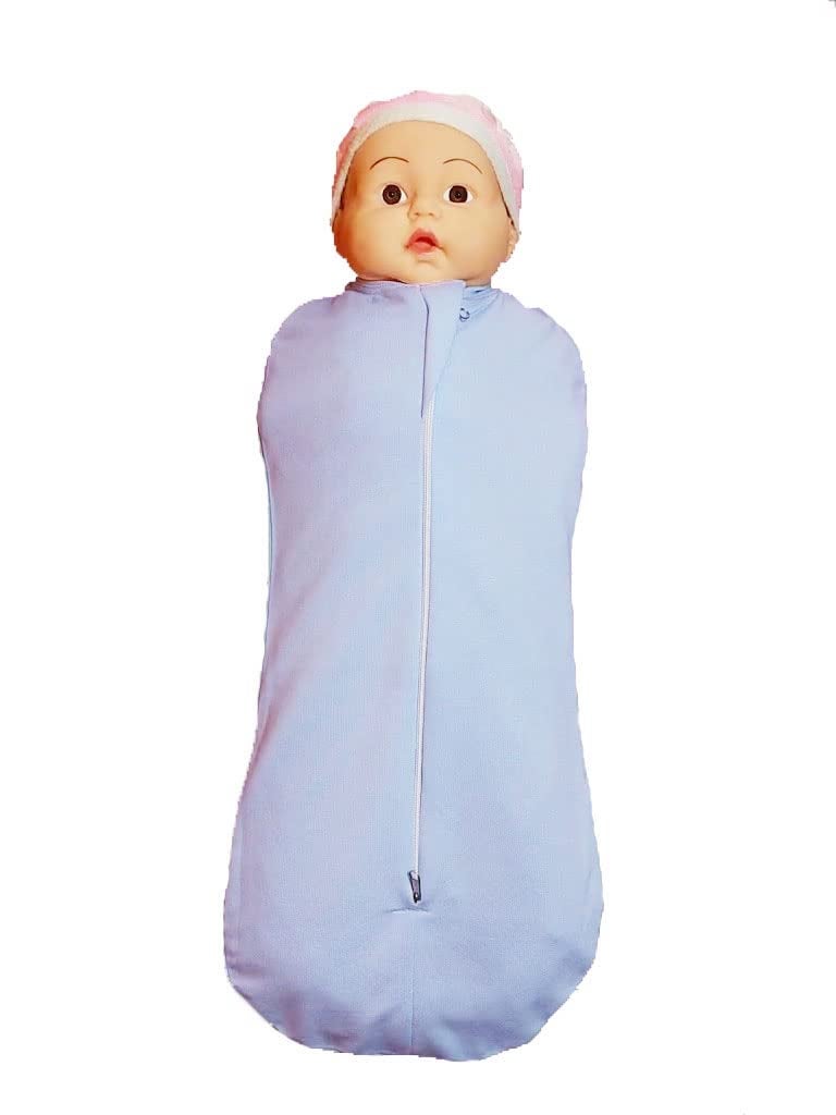 MammaChamp Infant Sleeping Bag and SackPodZipper SwaddleWrapBlanketsfor New Born Baby Grey - Image 1