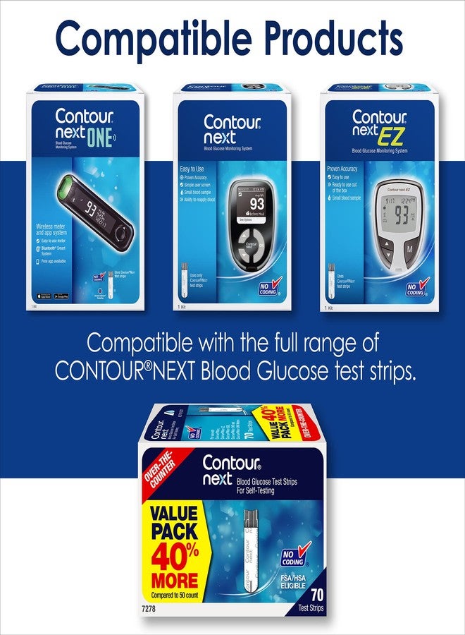 Ascensia CONTOUR NEXT ONE Blood Glucose Monitoring System All-in-One Kit for Diabetes - Image 5
