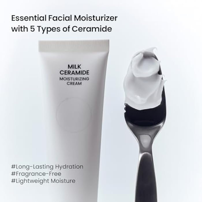 beplain Milk Ceramide Moisturizing Cream for face | Facial Cream for Glowy & Hydrating Skin | Suitable for sensitive & dry skin | Korean skin care | Kbeauty (1.69 fl oz/ 50ml) - Image 2