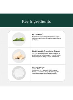 Cymbiotika Probiotic + Prebiotic Gut Health Supplement for Women & Men, Supplements for Immune Support, Digestive Health, & Gut Balance, Contains Probiotics & Prebiotics, 50 Billion CFU, 90 Capsules  - Image 3