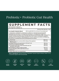 Cymbiotika Probiotic + Prebiotic Gut Health Supplement for Women & Men, Supplements for Immune Support, Digestive Health, & Gut Balance, Contains Probiotics & Prebiotics, 50 Billion CFU, 90 Capsules  - Image 4
