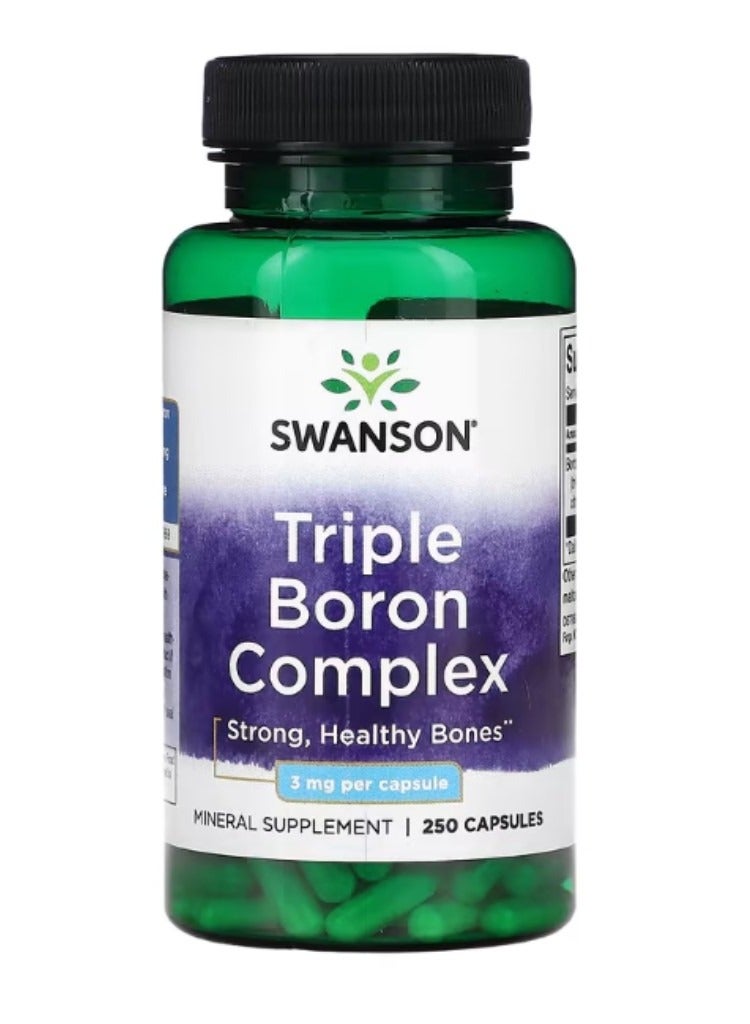 سوانسون مركب البورون الثلاثي ، 3 ملجم ، 250 كبسولة