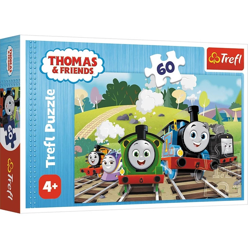 Trefl - Thomas and Friends Thomas on a Road Trip Puzzle 60 Pieces - 17379 - Image 1