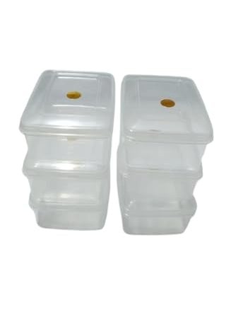 Hesch 9 Hesch 9 Brand Plastic Boxes For Storage Plastic Box With Lid Combo Pack of 6 Medium 6 Big Size and 6 Small Flip Open Boxes Total 18 Boxes 6 RC11 6 RC22 6 Commander Boxes  - Image 2
