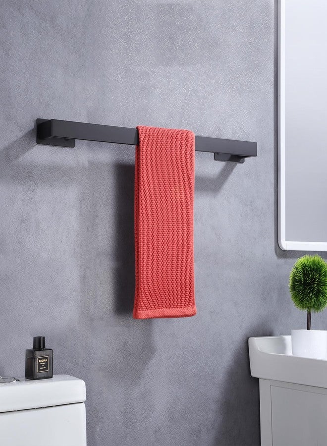 LANC Matte Black 24-Inch Bath Towel Rack Self-Adhesive Bathroom Towel Bar for Wall Mounted and Drill Free Towel Rod, Sticky on Kitchen Bathroom Towel Holder Stainless Steel, A8310MB-L6 - Image 5