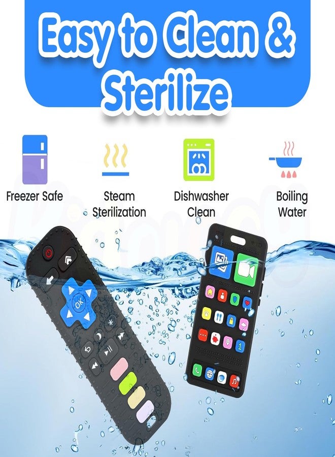 Kidology Baby Teething Toys for 3-18 Months 100% Food-Grade Silicone Teether in Remote Mobile Shape BPA-Free | Soft, Chewable & Safe | Bath & Teething for Boys & Girls - Image 4