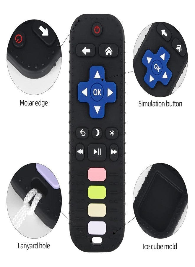 Kidology Baby Teething Toys for 3-18 Months 100% Food-Grade Silicone Teether in Remote Mobile Shape BPA-Free | Soft, Chewable & Safe | Bath & Teething for Boys & Girls - Image 2