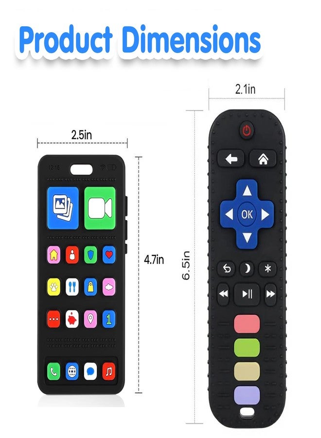 Kidology Baby Teething Toys for 3-18 Months 100% Food-Grade Silicone Teether in Remote Mobile Shape BPA-Free | Soft, Chewable & Safe | Bath & Teething for Boys & Girls - Image 5