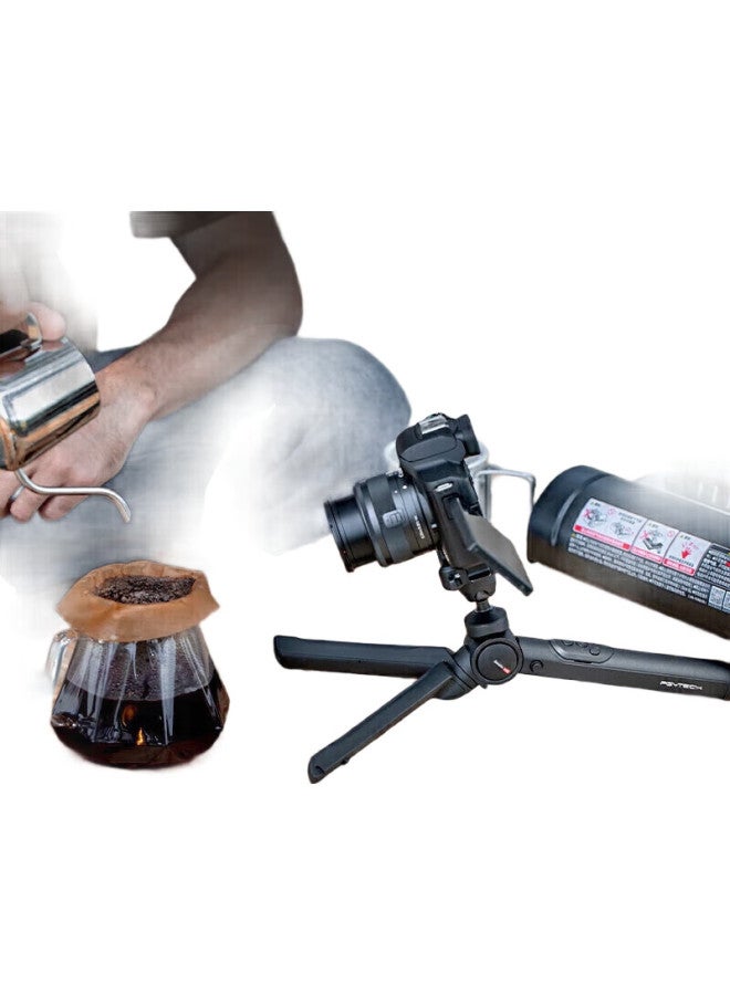 PGYTECH Mantis Camera Tripod, Dslr And Smartphone Selfie Stand, Desktop Gimbal, Dandelion Tripod, Vlog Photography Stand, Portable Handheld Stand (Classic Black) - Image 1