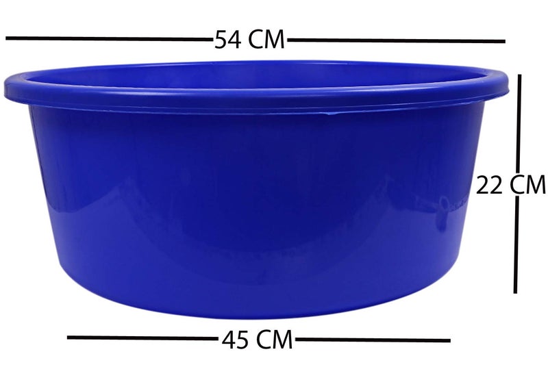 Kuber Industries Kuber Industries Unbreakable Multipurpose Bath Tub 40 LTR Blue CTKTC025002 - Image 2