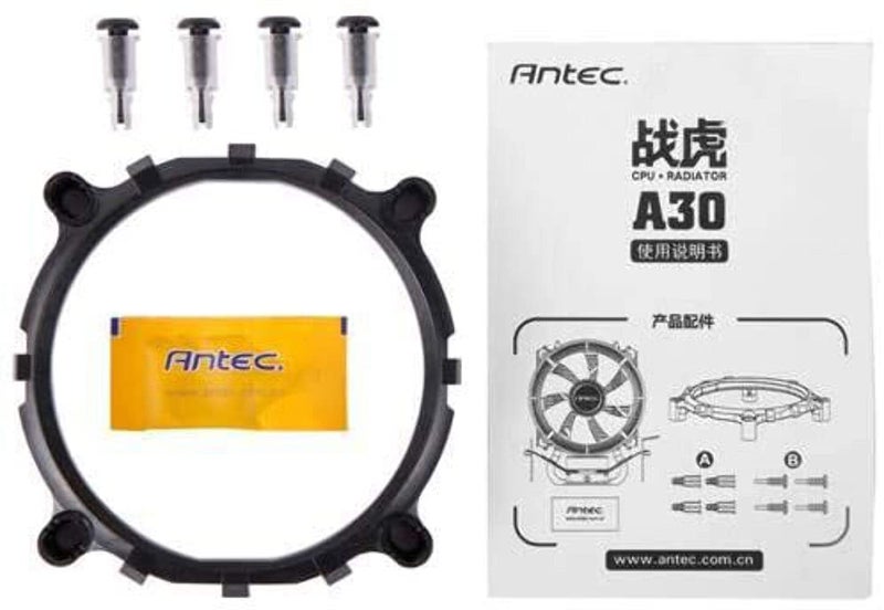 Antec A30 CPU Air Cooler 92mm Blue LED Fan Compact Heatsink for Intel AMD Sockets - Image 4