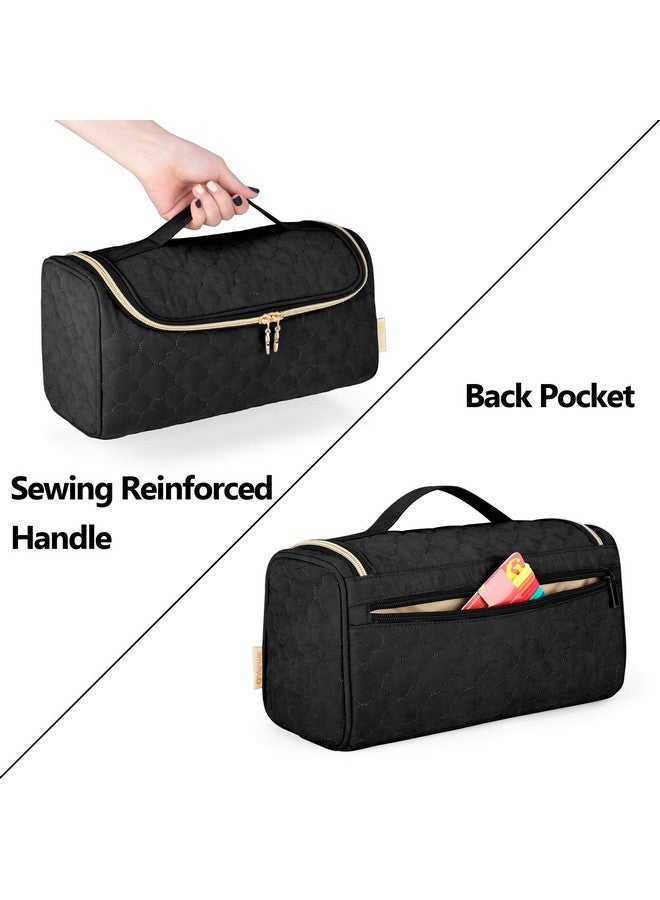 Travel Case Compatible For Dyson Airwrap Complete Styler All Models And Attachments, Portable Storage Bag With Hanging Hook For Hair Curler Accessories, Black (Patented Design)