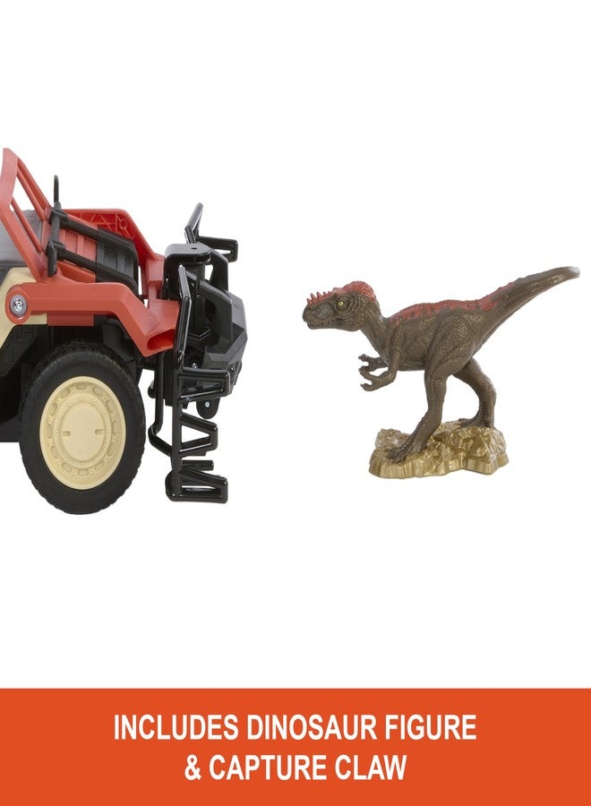 Matchbox RC Jurassic World Toy Truck, Remote-Control Battery-Operated Vehicle with Dinosaur Figure, Dino Catcher RC & Capture Cage for Transport - Image 5