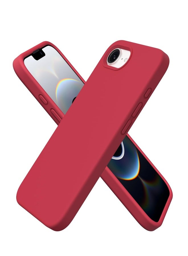 DUSALA iPhone 16e Case Cover Premium Silicone with Soft Microfiber Lining Anti-Scratch Shockproof Protective Phone Cover for iPhone 16e 6.1-inch - Image 1